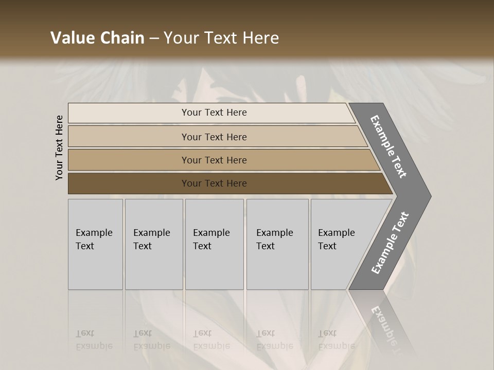 A Picture Of An Angel With A Halo Above It PowerPoint Template