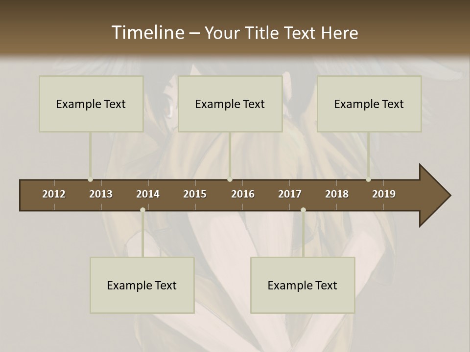 A Picture Of An Angel With A Halo Above It PowerPoint Template