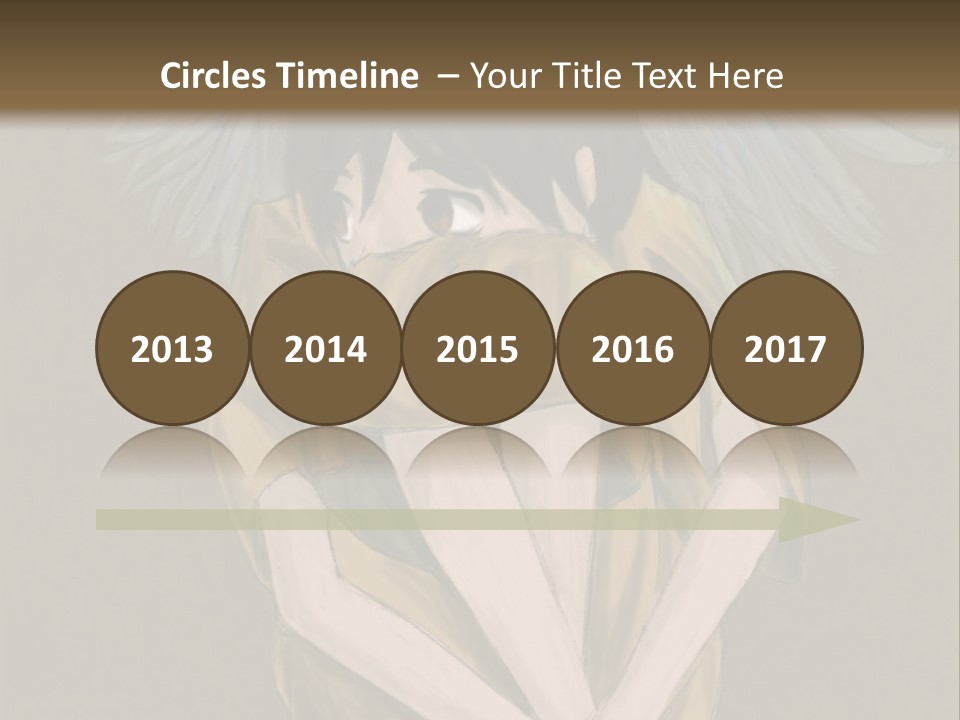 A Picture Of An Angel With A Halo Above It PowerPoint Template