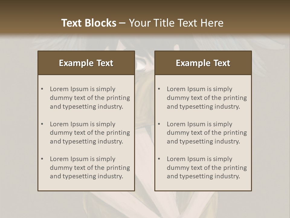 A Picture Of An Angel With A Halo Above It PowerPoint Template