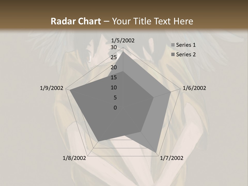 A Picture Of An Angel With A Halo Above It PowerPoint Template