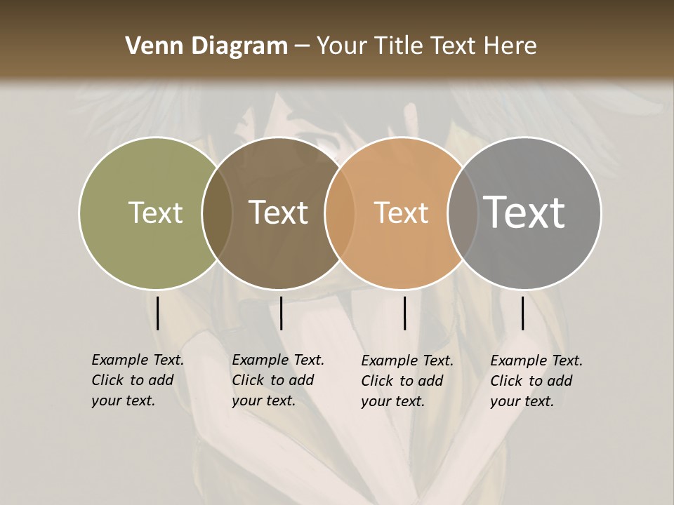 A Picture Of An Angel With A Halo Above It PowerPoint Template