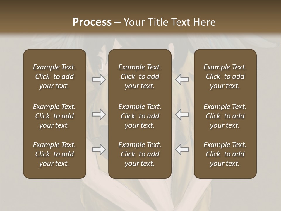 A Picture Of An Angel With A Halo Above It PowerPoint Template