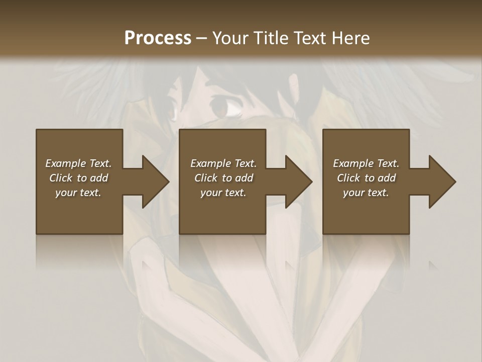 A Picture Of An Angel With A Halo Above It PowerPoint Template