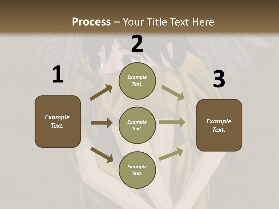 A Picture Of An Angel With A Halo Above It PowerPoint Template