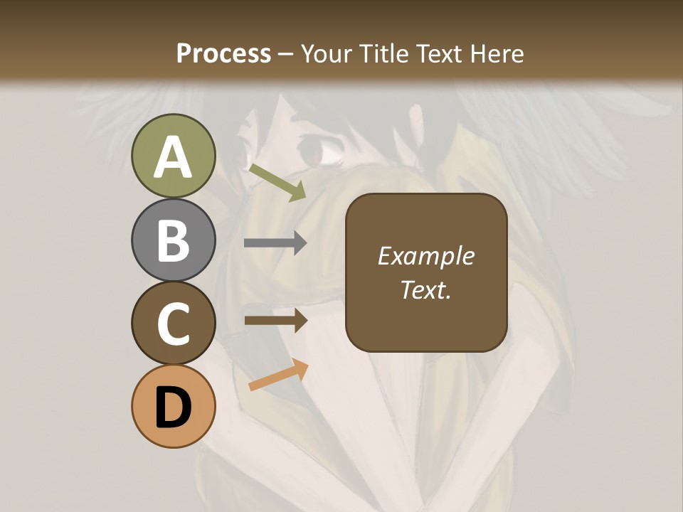 A Picture Of An Angel With A Halo Above It PowerPoint Template