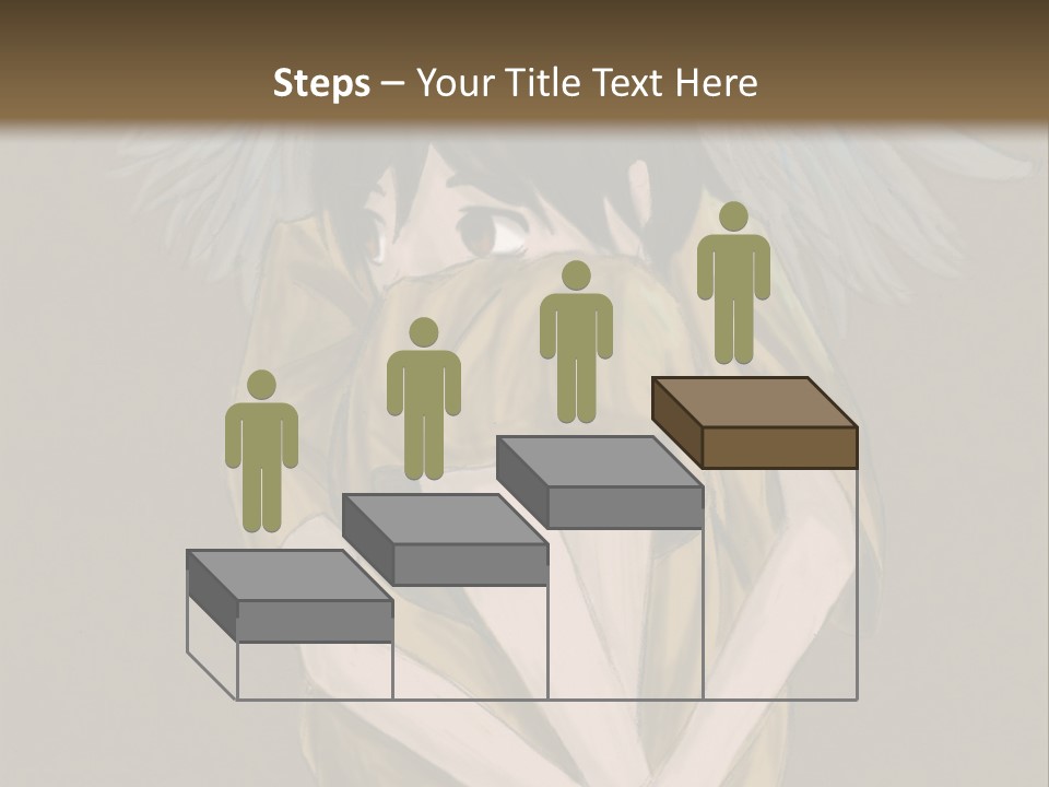 A Picture Of An Angel With A Halo Above It PowerPoint Template