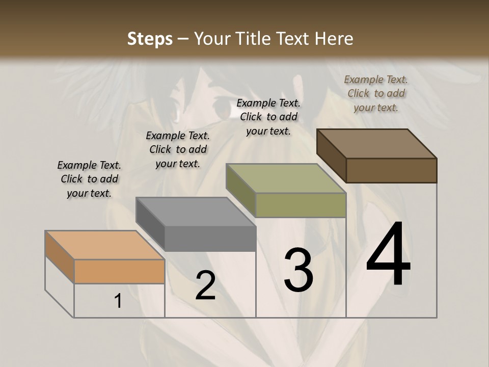 A Picture Of An Angel With A Halo Above It PowerPoint Template