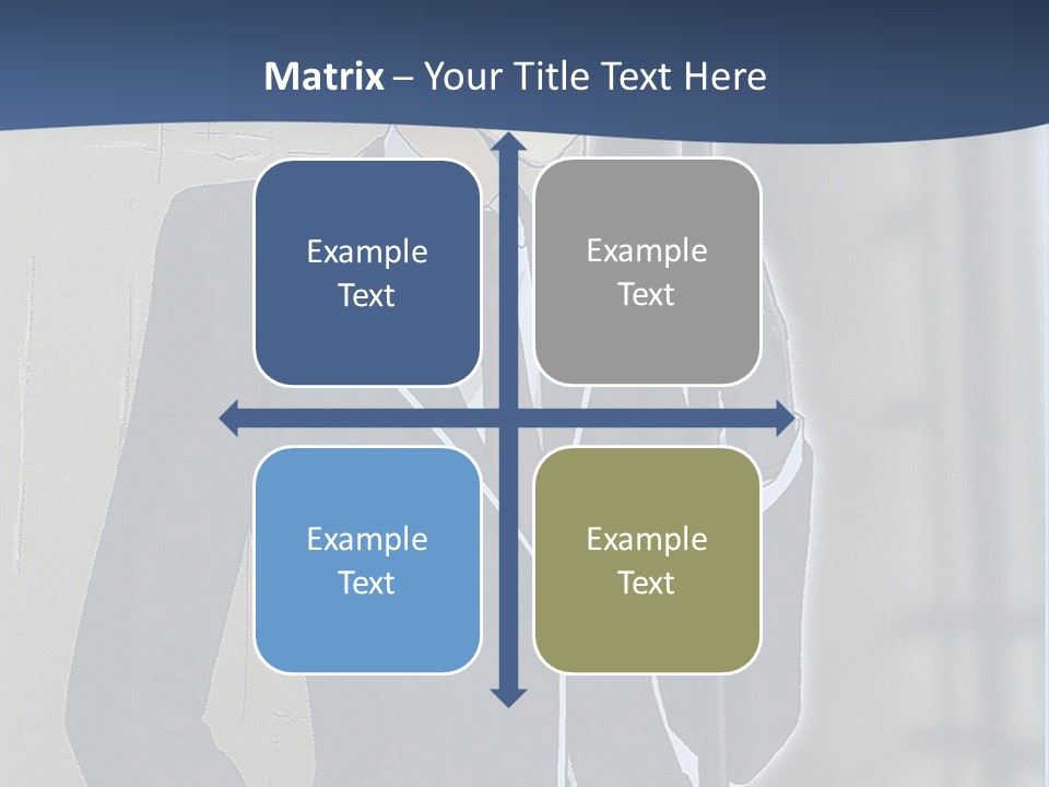 A Man In A Suit And Tie Holding An Umbrella PowerPoint Template