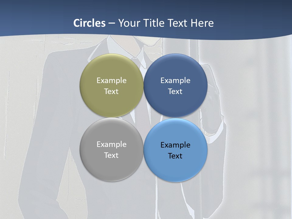 A Man In A Suit And Tie Holding An Umbrella PowerPoint Template