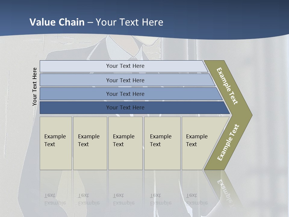 A Man In A Suit And Tie Holding An Umbrella PowerPoint Template