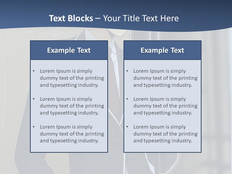 A Man In A Suit And Tie Holding An Umbrella PowerPoint Template