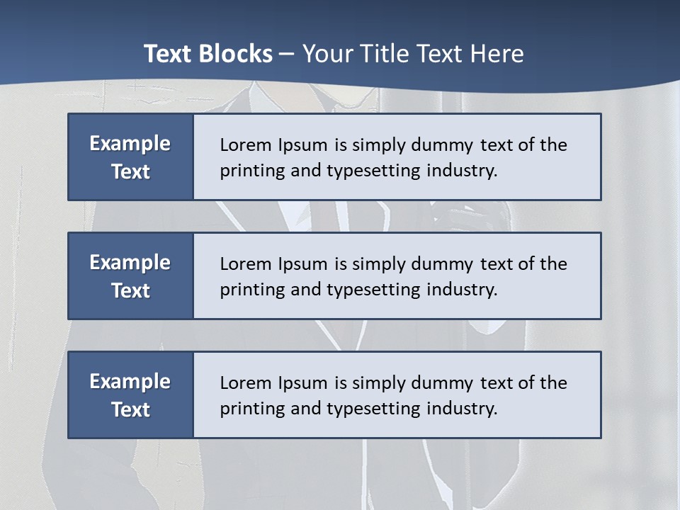 A Man In A Suit And Tie Holding An Umbrella PowerPoint Template