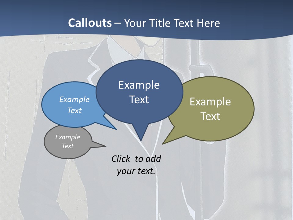 A Man In A Suit And Tie Holding An Umbrella PowerPoint Template