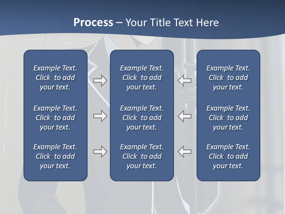 A Man In A Suit And Tie Holding An Umbrella PowerPoint Template