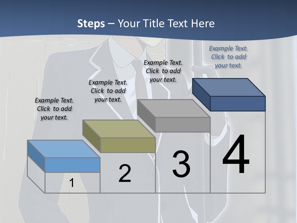 A Man In A Suit And Tie Holding An Umbrella PowerPoint Template