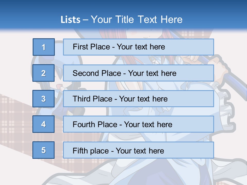 A Girl With Pink Hair And A Blue Hat Is Holding A Broom PowerPoint Template