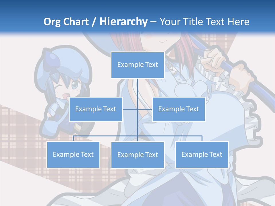 A Girl With Pink Hair And A Blue Hat Is Holding A Broom PowerPoint Template