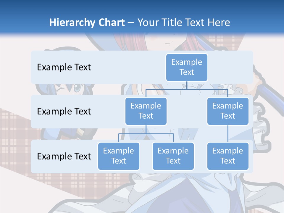 A Girl With Pink Hair And A Blue Hat Is Holding A Broom PowerPoint Template