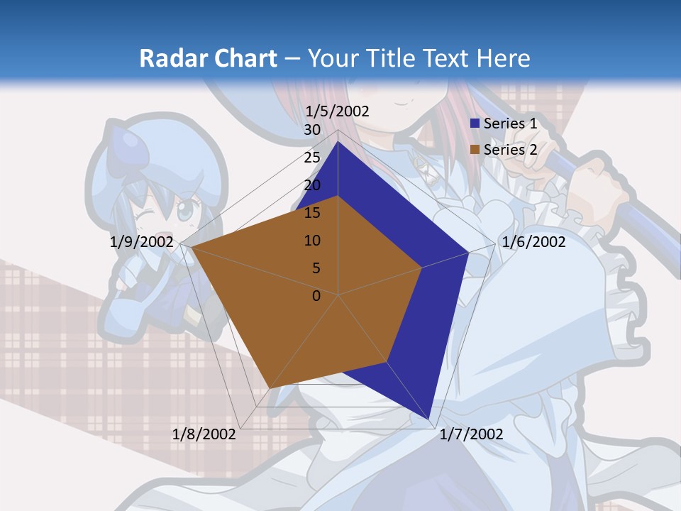 A Girl With Pink Hair And A Blue Hat Is Holding A Broom PowerPoint Template