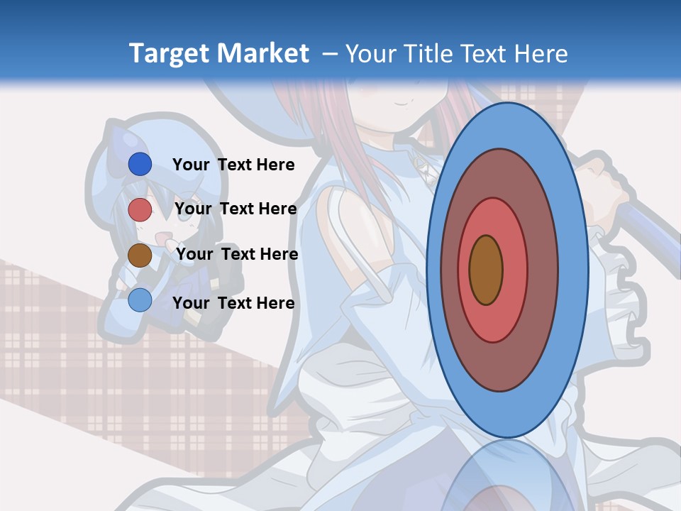 A Girl With Pink Hair And A Blue Hat Is Holding A Broom PowerPoint Template