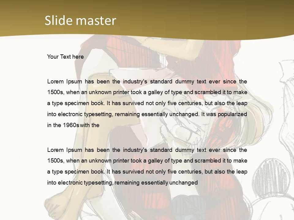 A Man Holding A Woman In His Arms PowerPoint Template