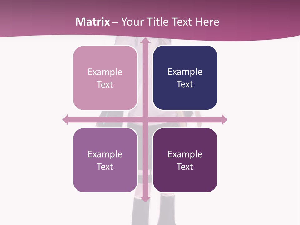 A Girl In A Short Skirt Is Standing In Front Of A Pink Background PowerPoint Template