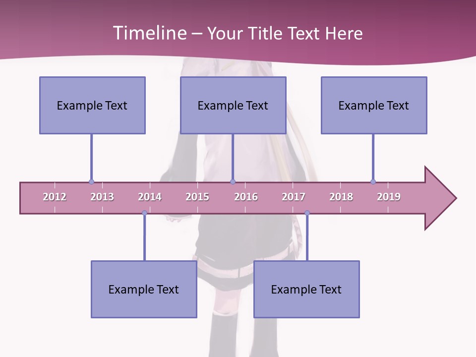 A Girl In A Short Skirt Is Standing In Front Of A Pink Background PowerPoint Template