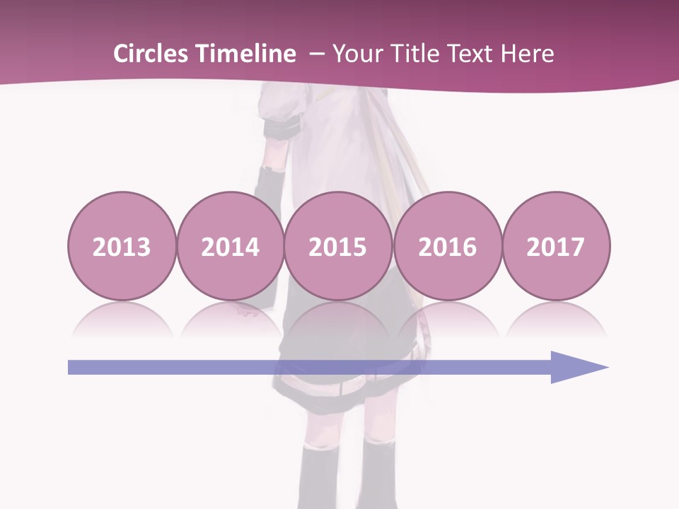 A Girl In A Short Skirt Is Standing In Front Of A Pink Background PowerPoint Template