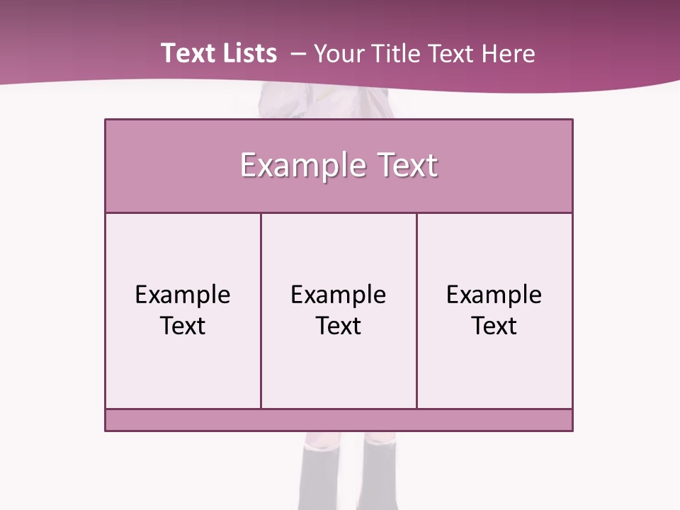 A Girl In A Short Skirt Is Standing In Front Of A Pink Background PowerPoint Template