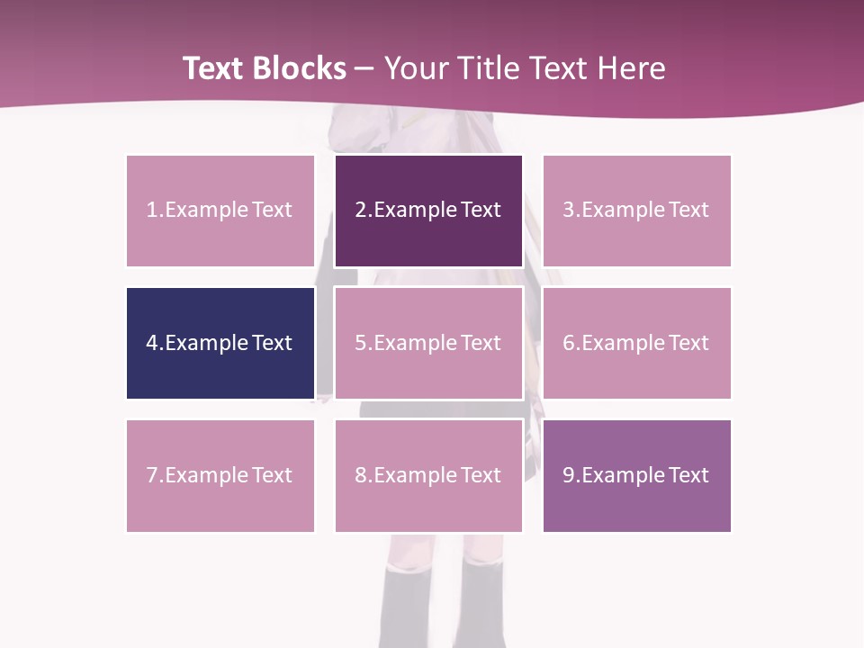 A Girl In A Short Skirt Is Standing In Front Of A Pink Background PowerPoint Template