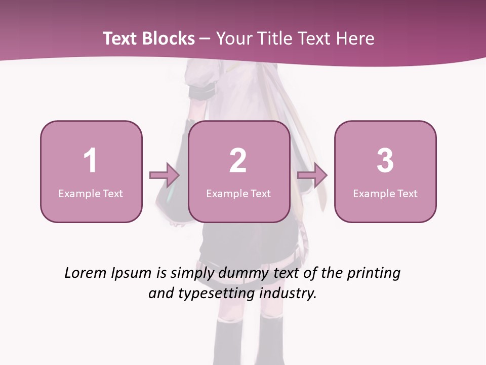 A Girl In A Short Skirt Is Standing In Front Of A Pink Background PowerPoint Template