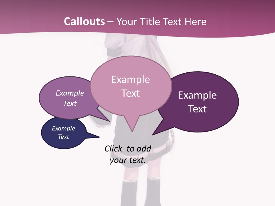 A Girl In A Short Skirt Is Standing In Front Of A Pink Background PowerPoint Template