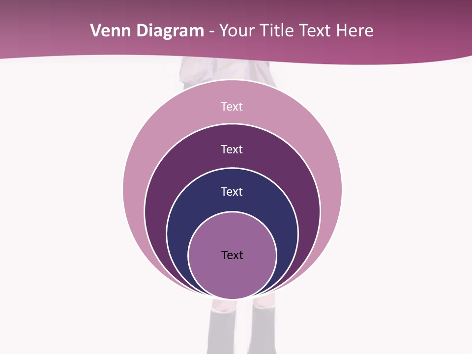 A Girl In A Short Skirt Is Standing In Front Of A Pink Background PowerPoint Template