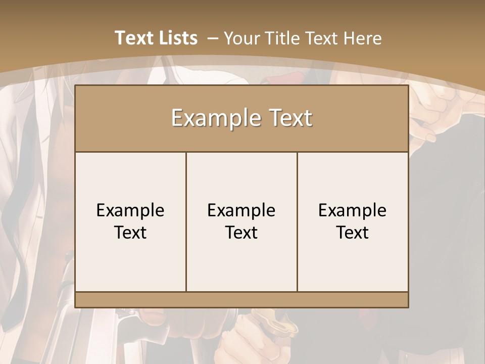 A Couple Of Anime Characters Holding Swords PowerPoint Template