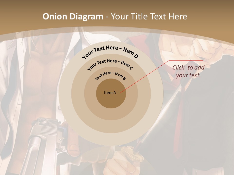 A Couple Of Anime Characters Holding Swords PowerPoint Template