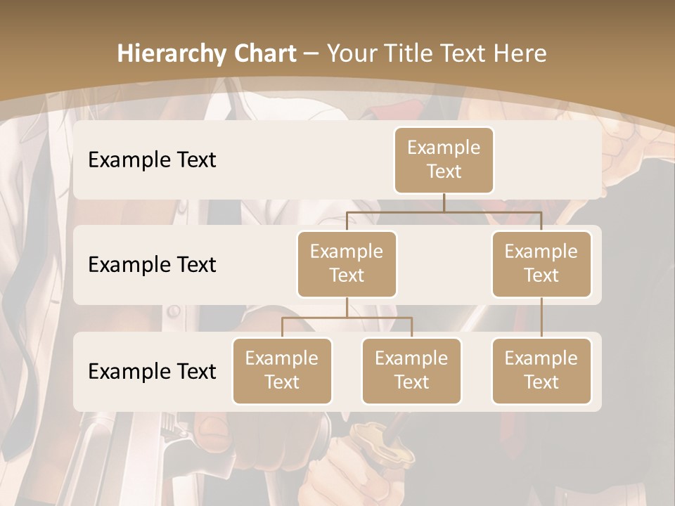 A Couple Of Anime Characters Holding Swords PowerPoint Template