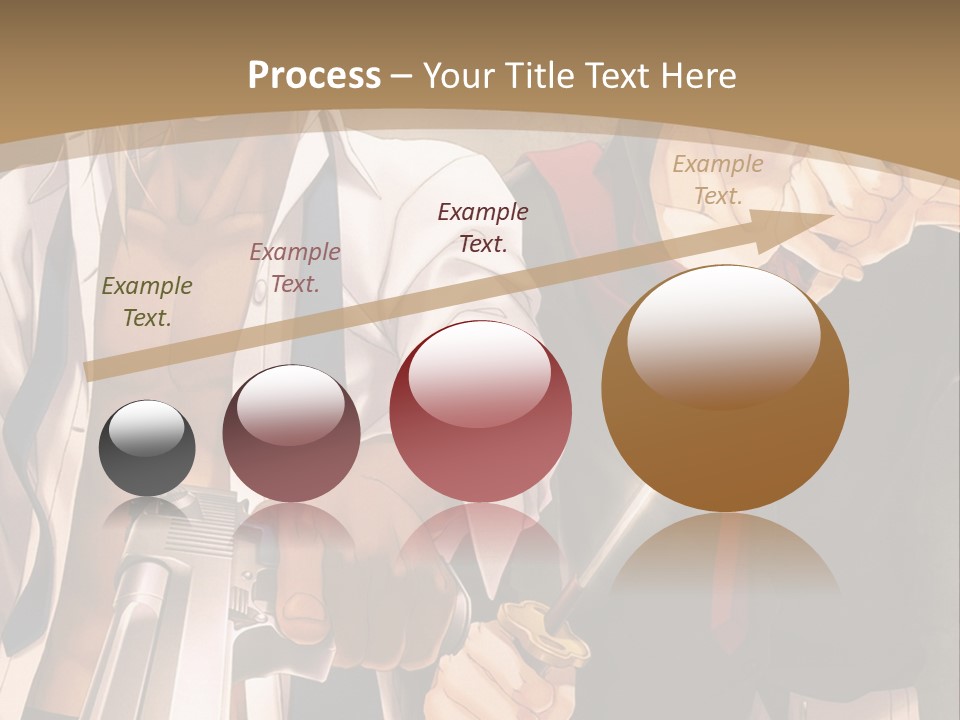 A Couple Of Anime Characters Holding Swords PowerPoint Template