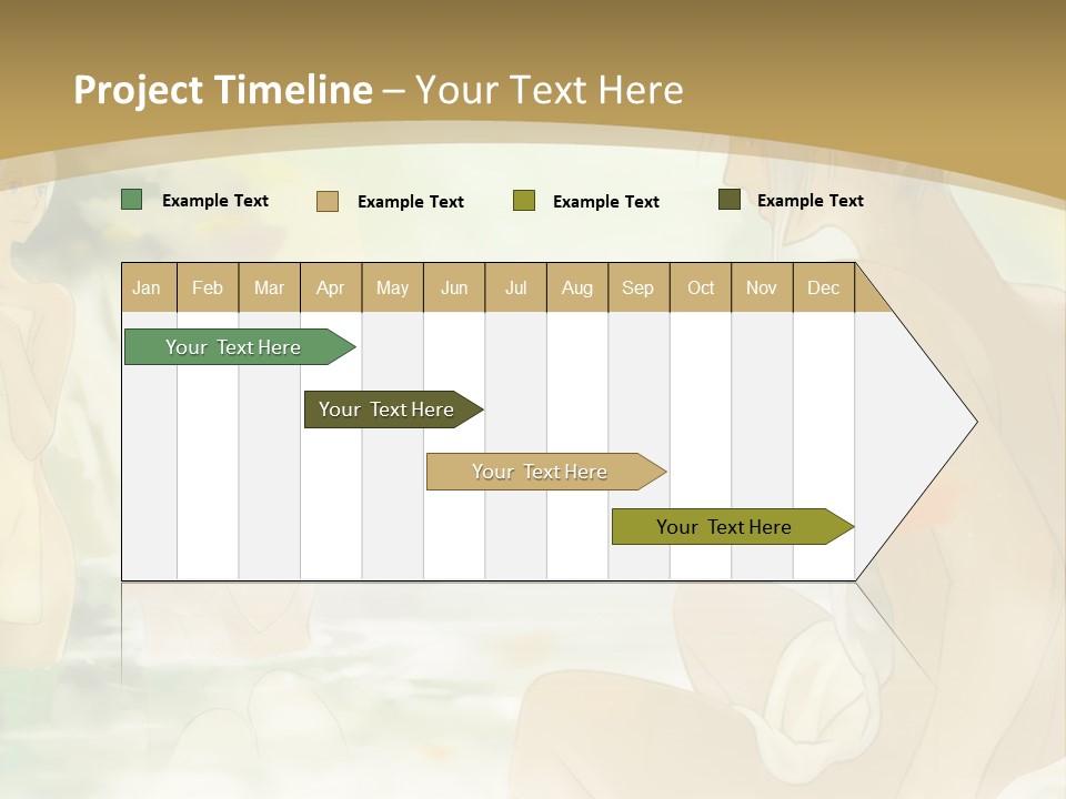 A Group Of Naked People In The Water PowerPoint Template