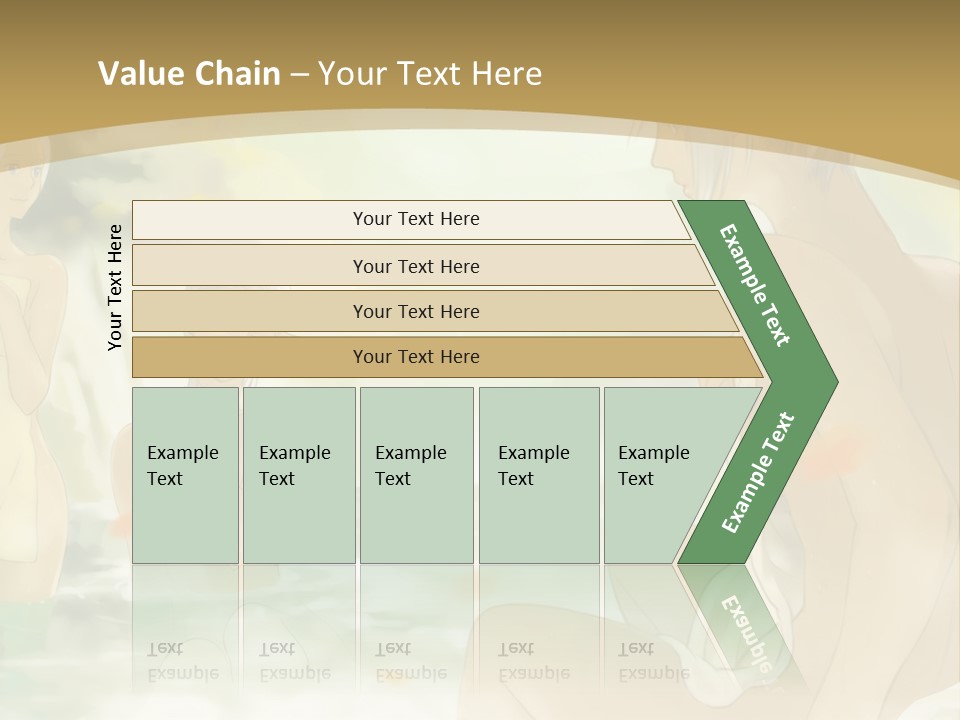 A Group Of Naked People In The Water PowerPoint Template