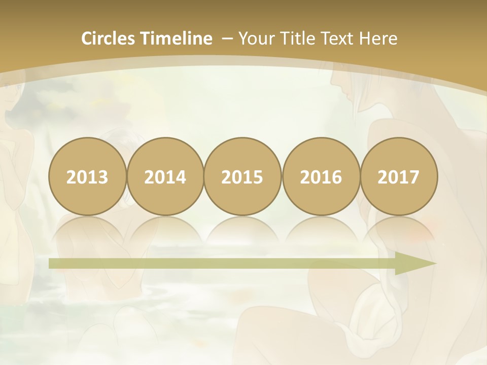 A Group Of Naked People In The Water PowerPoint Template