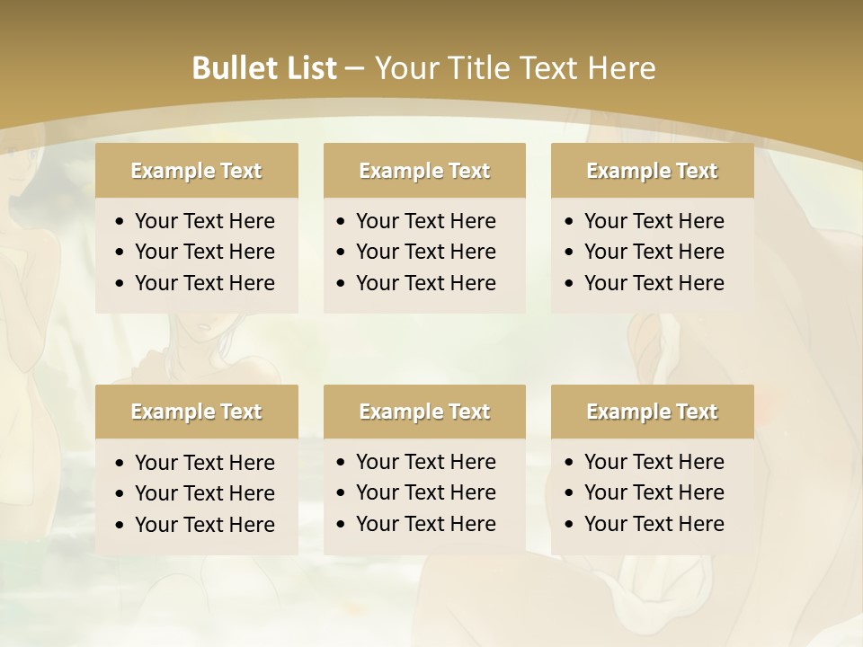 A Group Of Naked People In The Water PowerPoint Template