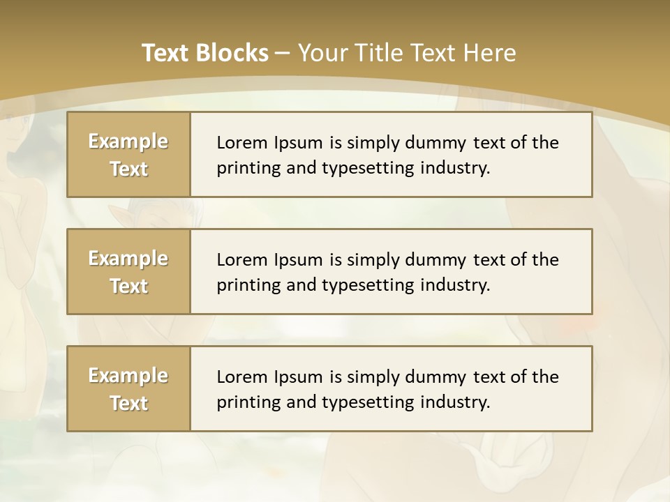 A Group Of Naked People In The Water PowerPoint Template