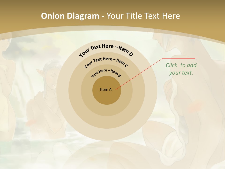 A Group Of Naked People In The Water PowerPoint Template