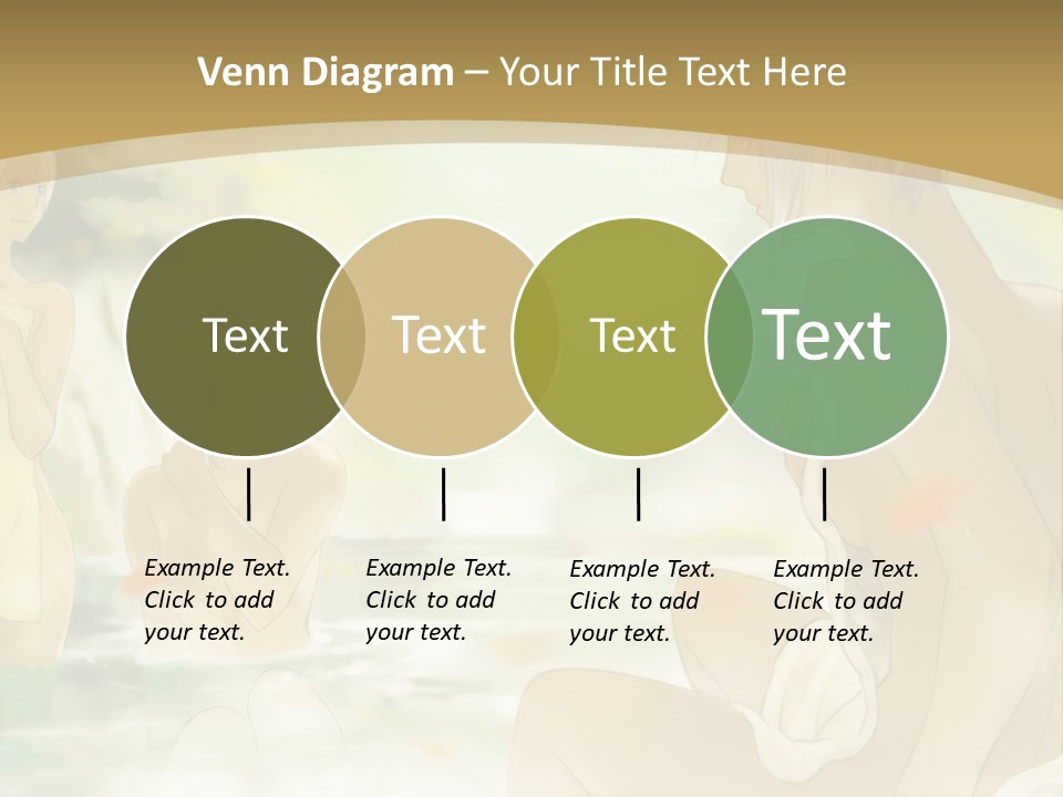 A Group Of Naked People In The Water PowerPoint Template