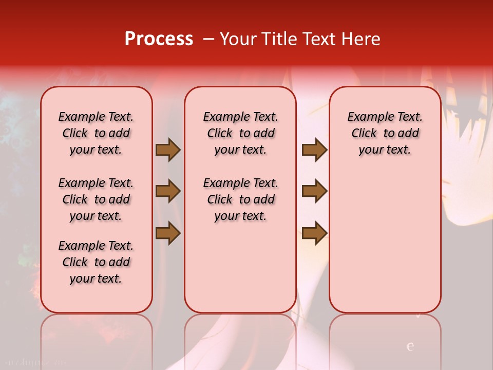 A Couple Kissing In Front Of A Colorful Background PowerPoint Template