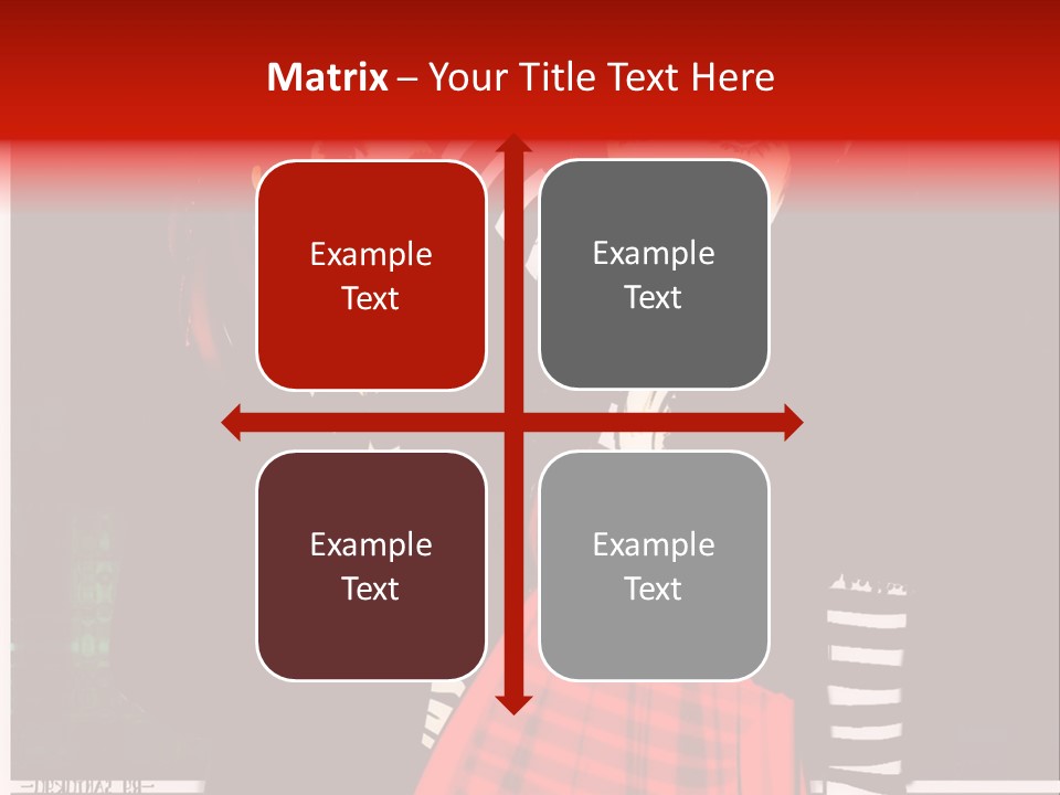 A Couple Of Women Standing Next To Each Other PowerPoint Template
