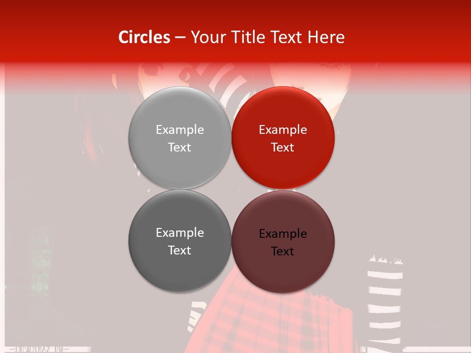 A Couple Of Women Standing Next To Each Other PowerPoint Template