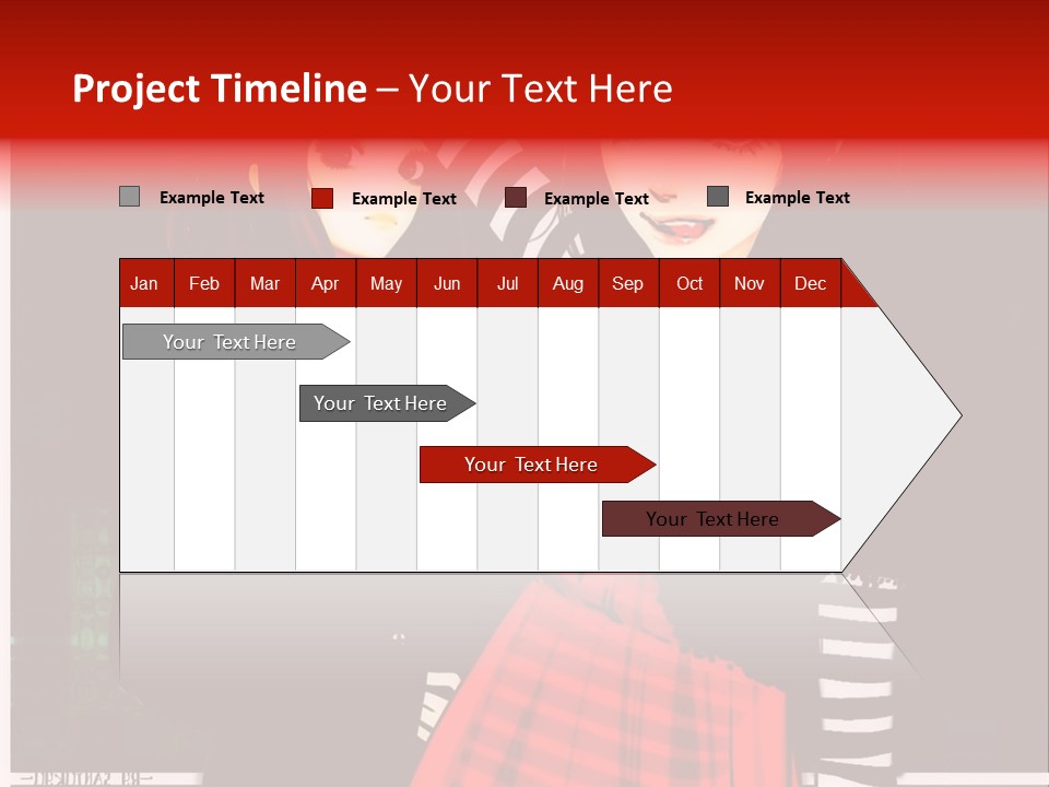 A Couple Of Women Standing Next To Each Other PowerPoint Template