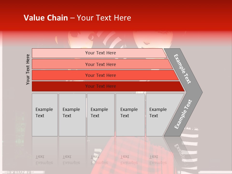 A Couple Of Women Standing Next To Each Other PowerPoint Template